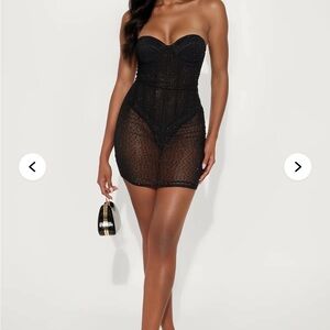 Fashion Nova Black Mini Dress